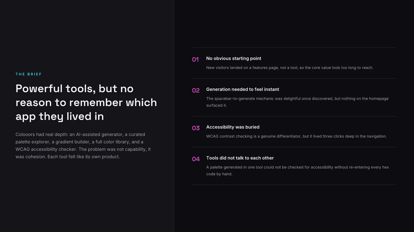 Colooors case study, page 3 of 19