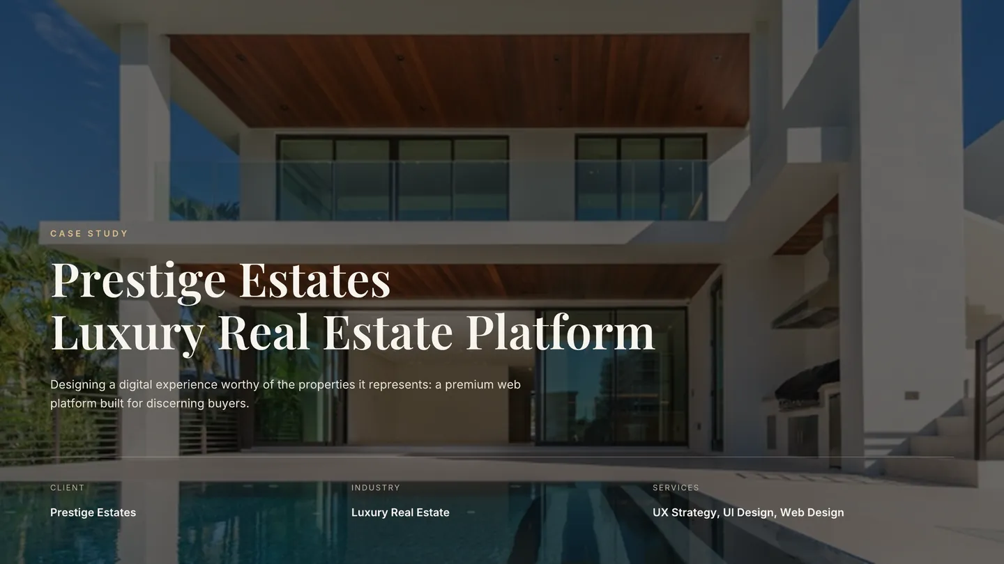 Prestige Estates — Luxury real estate platform
